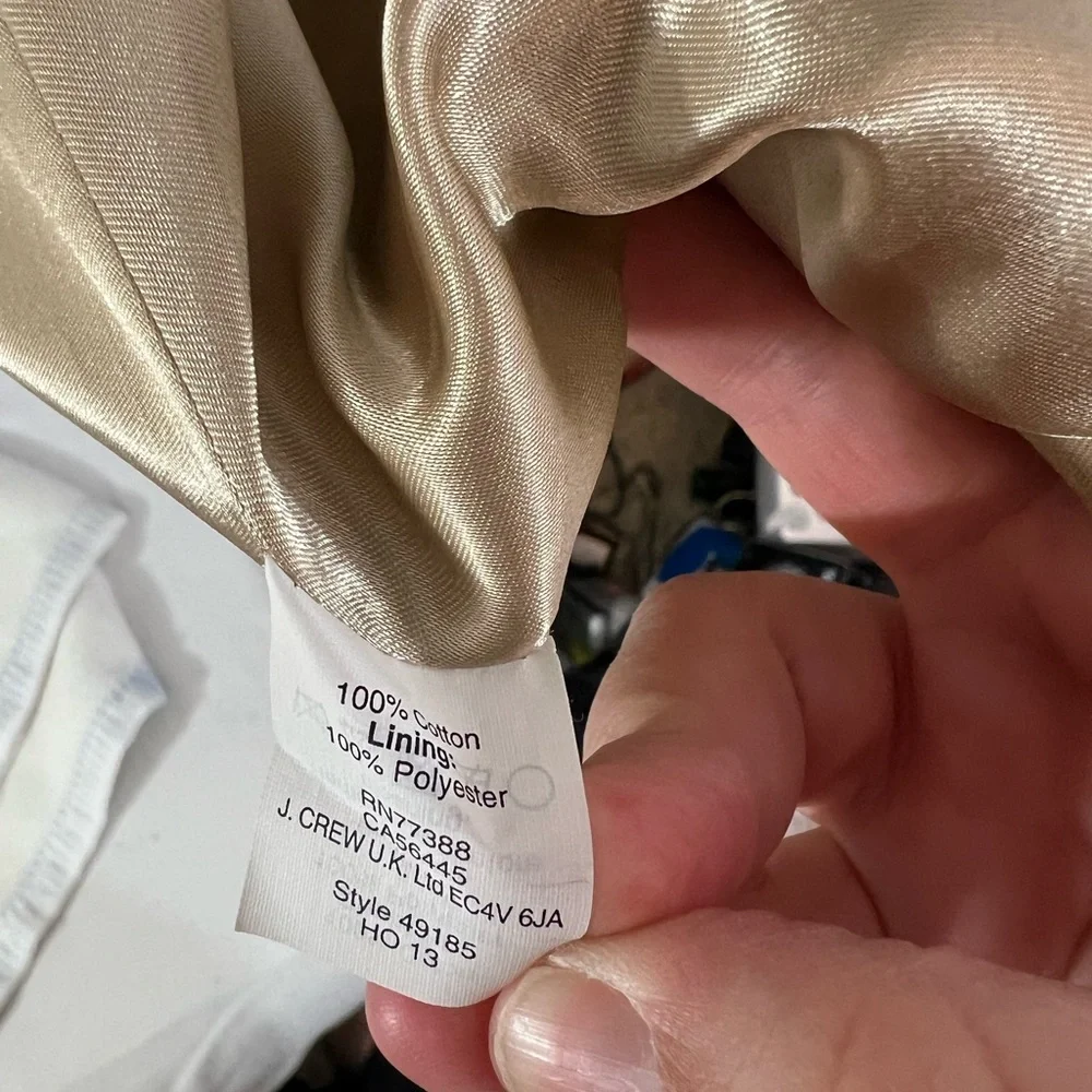 J. Crew Classic Tan Trench Coat size‎ 0